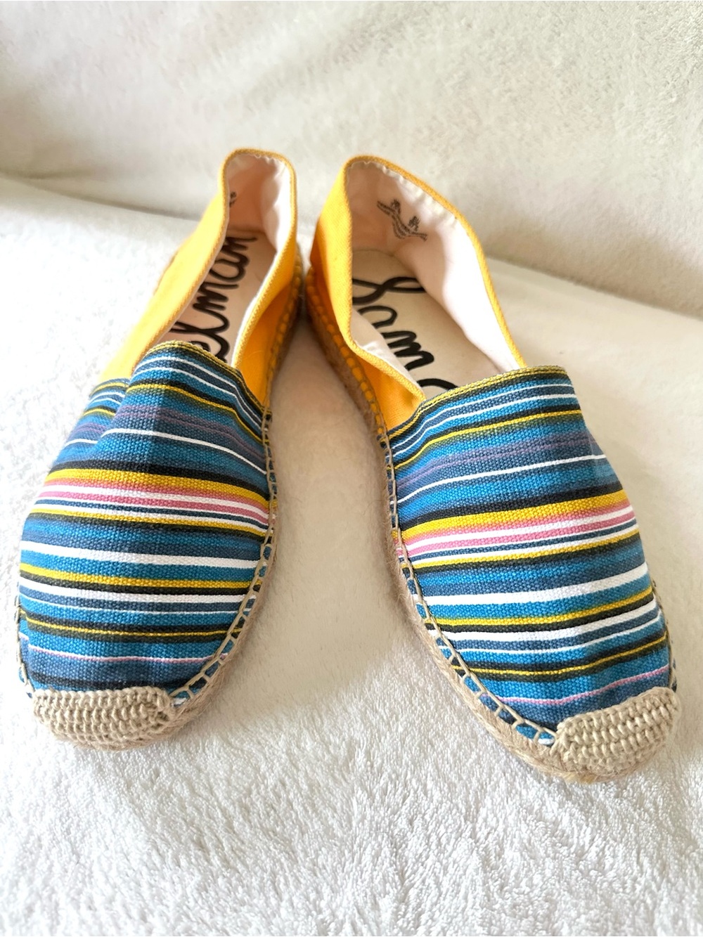Sam Edelman Jute Rim Flats 7.5